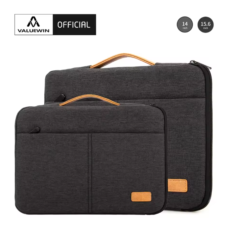 Funda Maletín Elegante 14" Antigolpes | Compatible con MacBook, HP, Dell, Acer – Estilo Ejecutivo e Impermeable