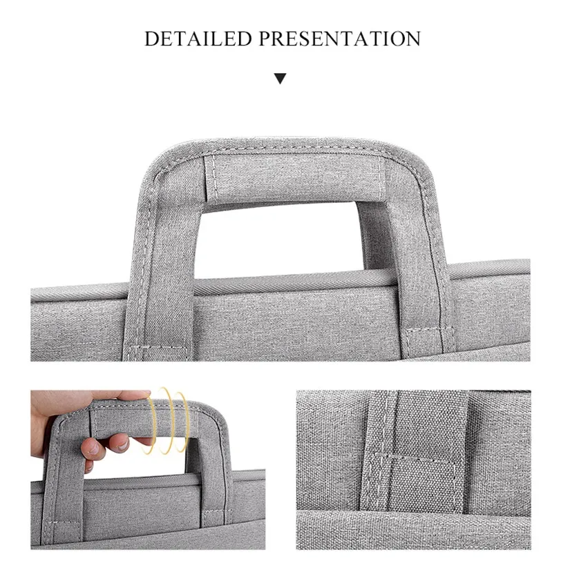 Maletín Ejecutivo para Laptop 15.6” | Bolsa de Hombro Impermeable con Asa – MacBook, HP, Asus, Dell, Huawei