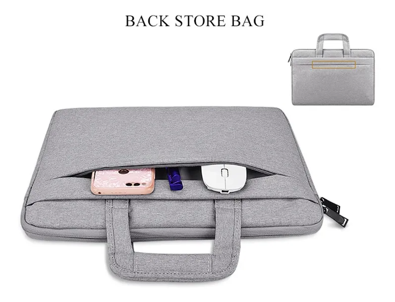 Maletín Ejecutivo para Laptop 15.6” | Bolsa de Hombro Impermeable con Asa – MacBook, HP, Asus, Dell, Huawei