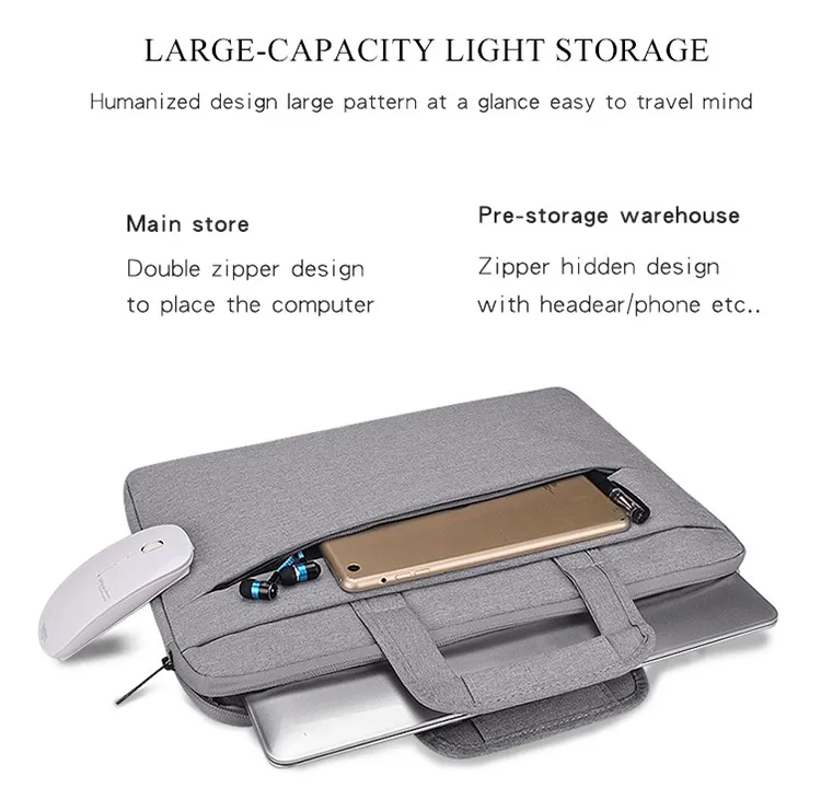 Maletín Ejecutivo para Laptop 15.6” | Bolsa de Hombro Impermeable con Asa – MacBook, HP, Asus, Dell, Huawei