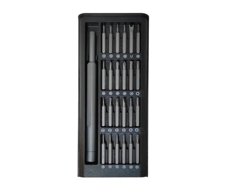 Kit Destornillador de Precisión 6024B | 24 en 1 | Reparación Celulares, Relojes, Laptops | Estuche Magnético Profesional