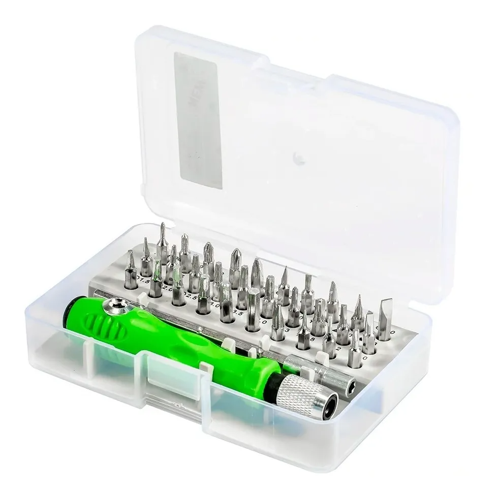 Set Destornilladores de Precisión 32 en 1 | Estuche Compacto | Ideal para Celulares, Laptops, Relojes y Más