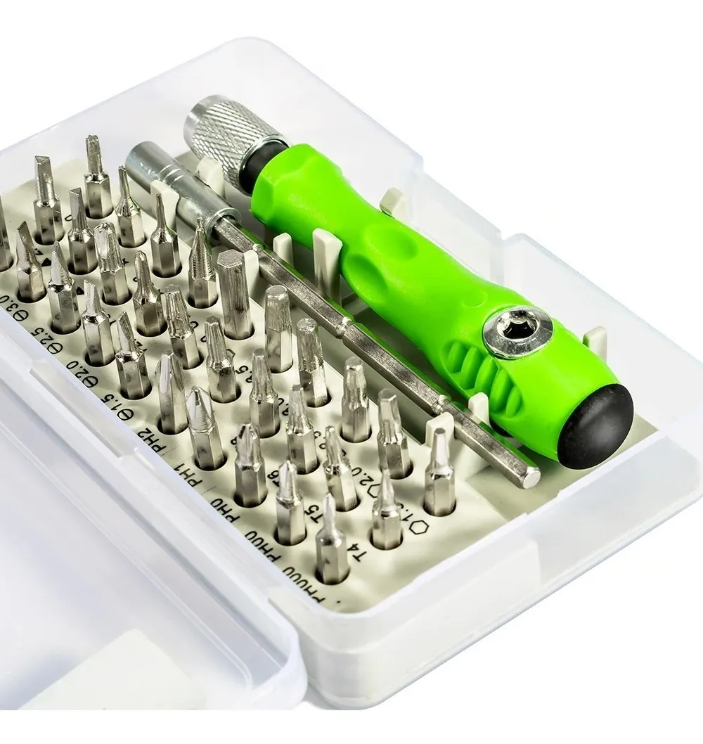 Set Destornilladores de Precisión 32 en 1 | Estuche Compacto | Ideal para Celulares, Laptops, Relojes y Más