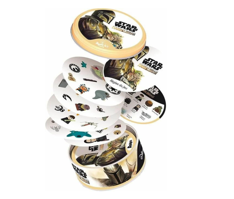 Juego de Cartas Dobble Star Wars The Mandalorian – ¡Diversión Galáctica en Cada Carta!