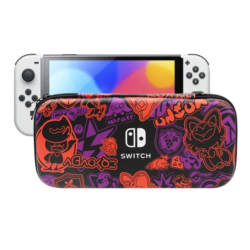Estuche de Transporte para Nintendo Switch – Pokémon Scarlet & Púrpura: ¡Explora Paldea con estilo!