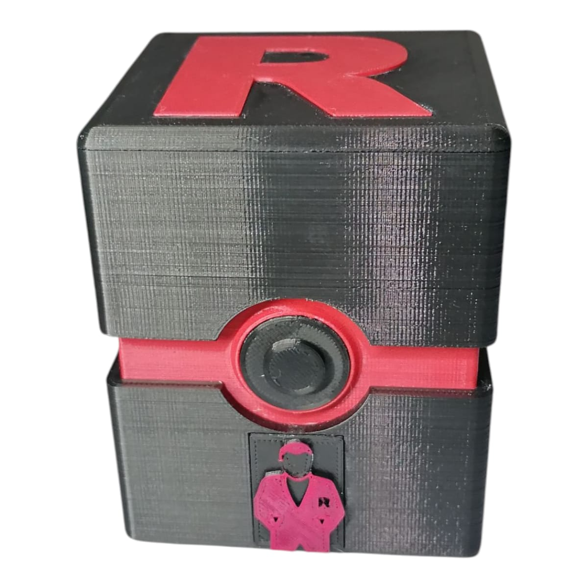 Deck Box Team Rocket 3D – Edición Giovanni & Mewtwo