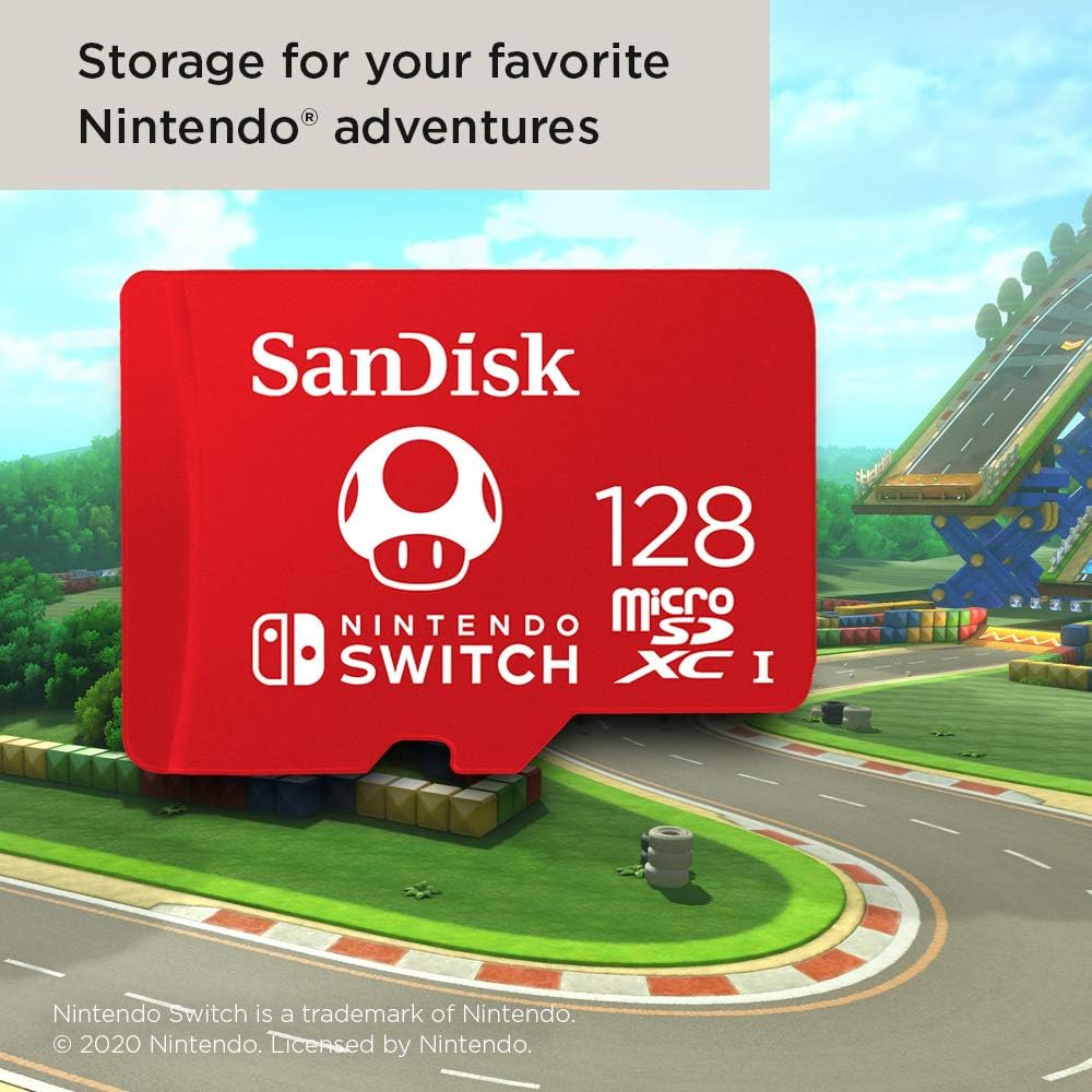 Tarjetas microSDXC para Nintendo Switch – ¡Con el poder de Super Mario!