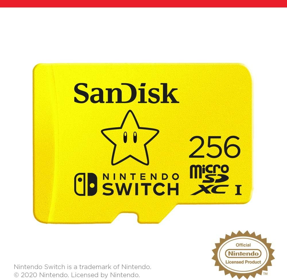 Tarjetas microSDXC para Nintendo Switch – ¡Con el poder de Super Mario!