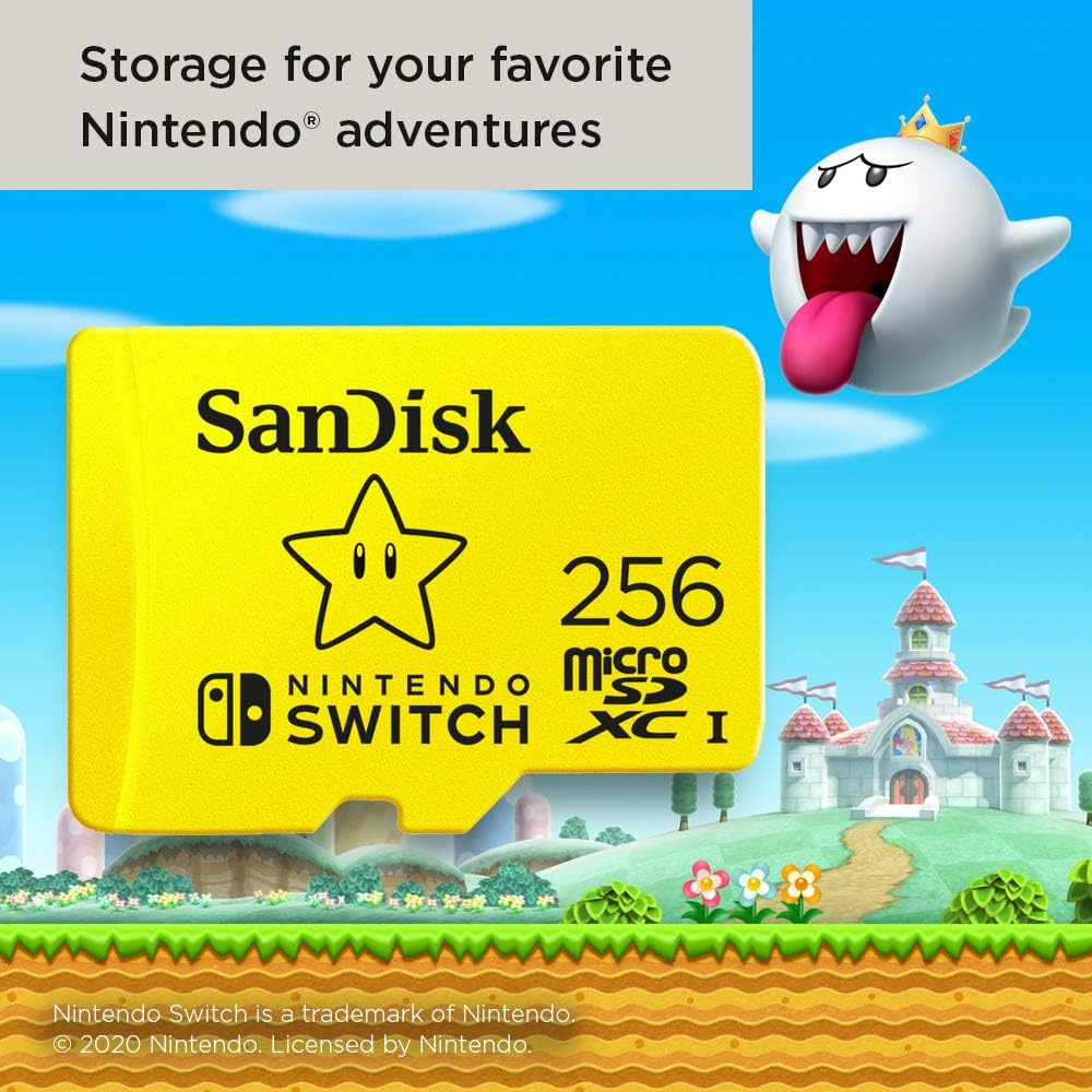 Tarjetas microSDXC para Nintendo Switch – ¡Con el poder de Super Mario!