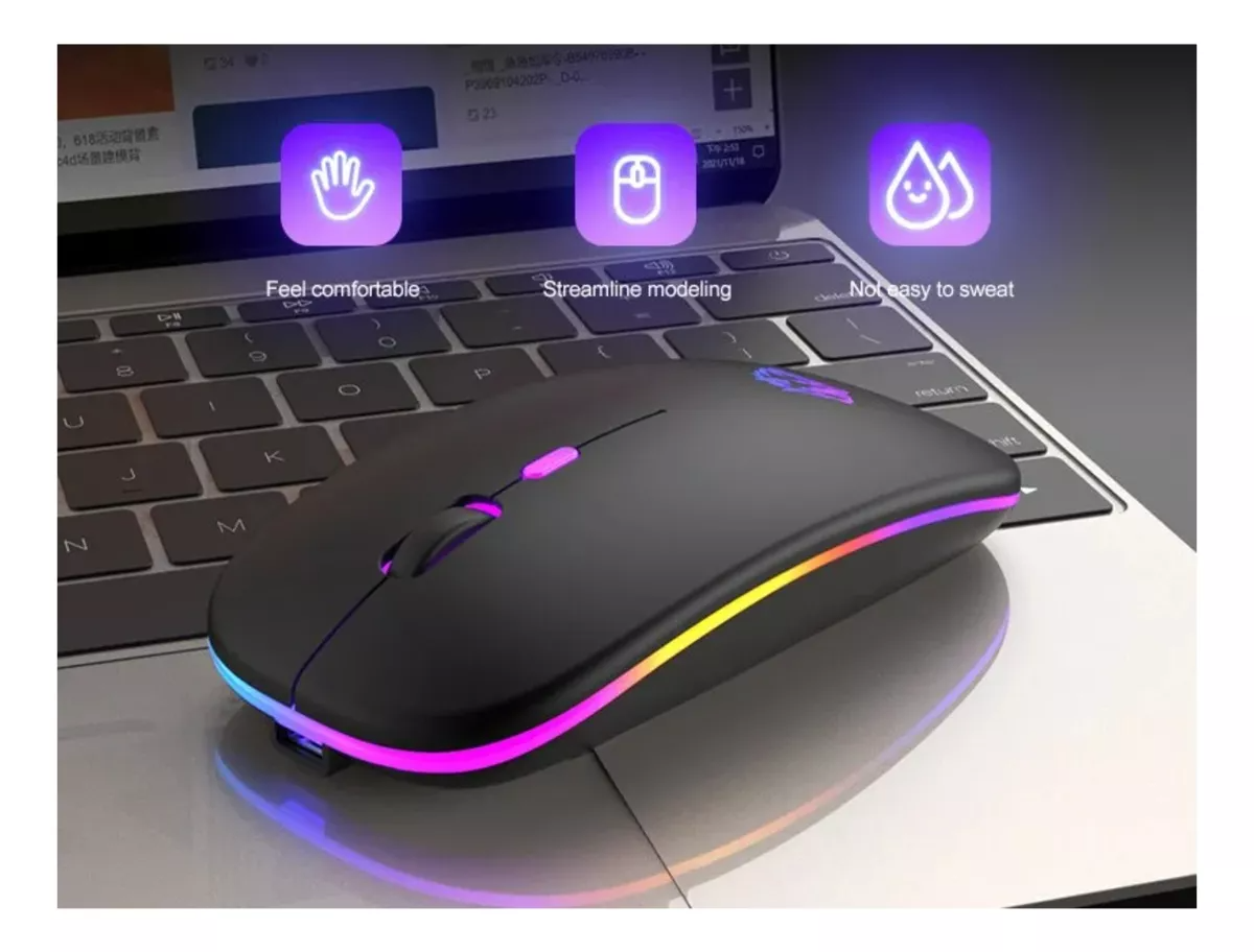 Mouse Recargable RGB