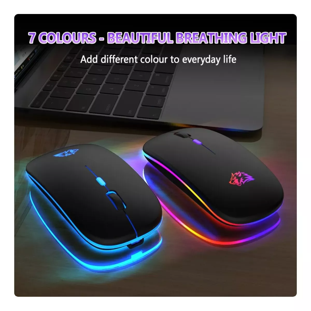 Mouse Recargable RGB