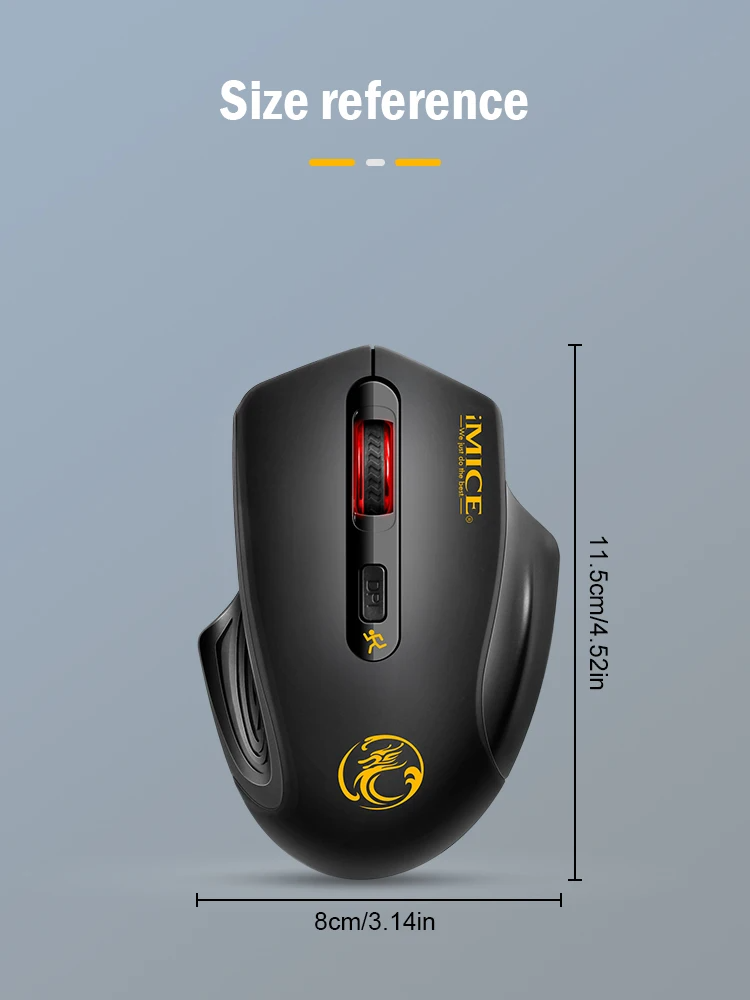 Mouse Inalámbrico G-1800