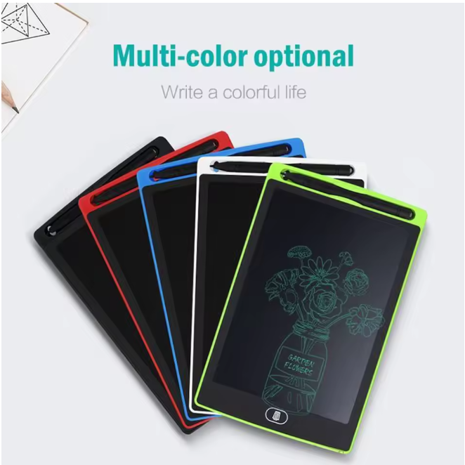 Tableta de Dibujo y Escritura LCD 8.5" | Bloc Electrónico Reutilizable para Niños, Oficina y Creativos
