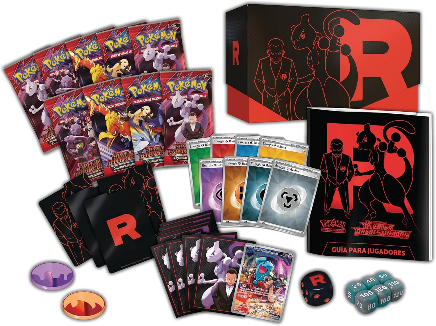 Caja de Entrenador Élite Pokémon Rivales Predestinados | Edición Team Rocket