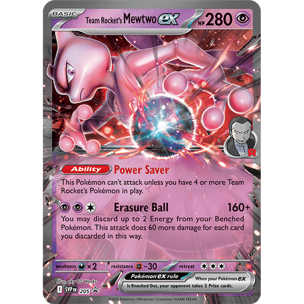 Team Rocket´s Mewtwo EX Box – Edición en Inglés