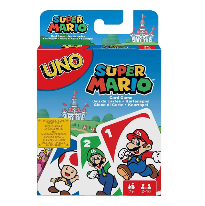 Juego de Cartas UNO Super Mario – Diversión Clásica con el Toque de Nintendo