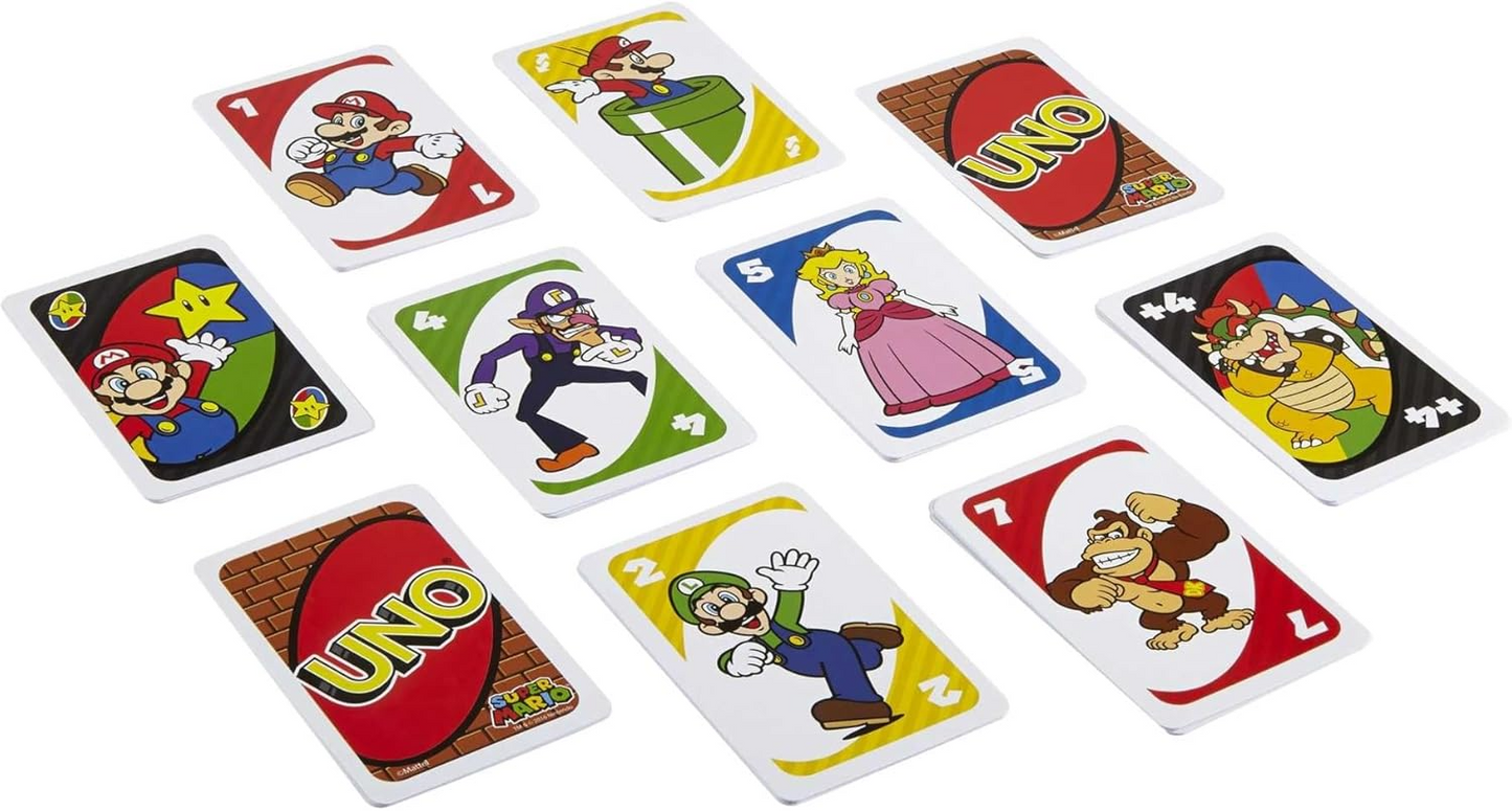 Juego de Cartas UNO Super Mario – Diversión Clásica con el Toque de Nintendo