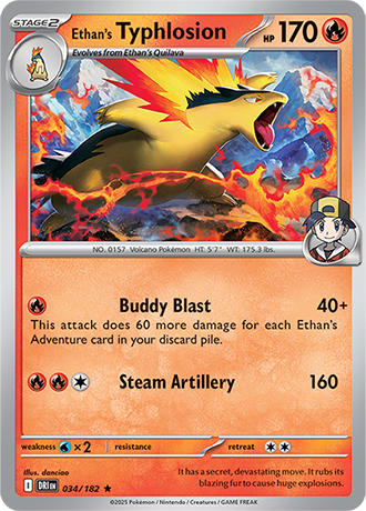 Ethan's Typhlosion #034/182