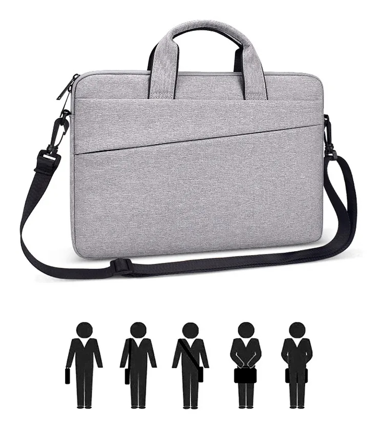Maletín Ejecutivo para Laptop 15.6” | Bolsa de Hombro Impermeable con Asa – MacBook, HP, Asus, Dell, Huawei