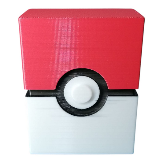 Deck Box Pokeball 3D – Caja Protectora para 60 Cartas Pokémon