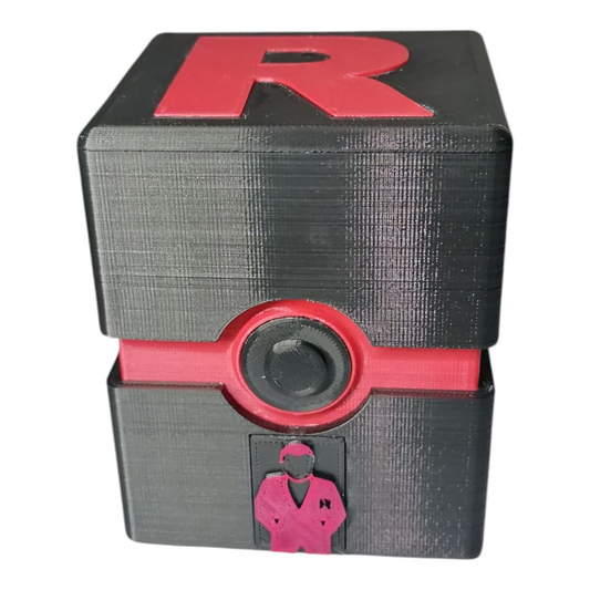 Deck Box Team Rocket 3D – Edición Giovanni & Mewtwo